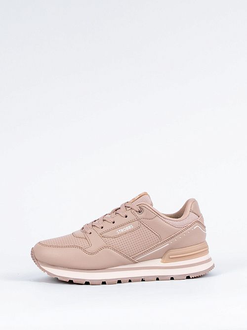 F7514-9 Кроссовки женские бежевый STROBBS 