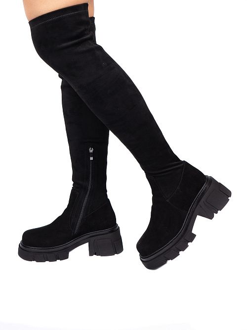 H687TBM-Q6010-1 Сапоги женские черный 365 