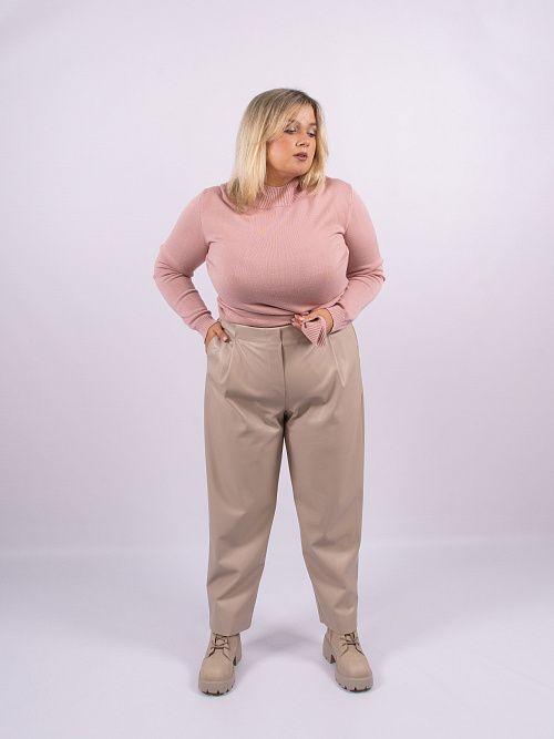 249302 Брюки женские бежевый MIRA MIA 