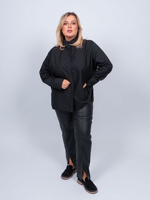 249230 Рубашка женская черный MIRA MIA 