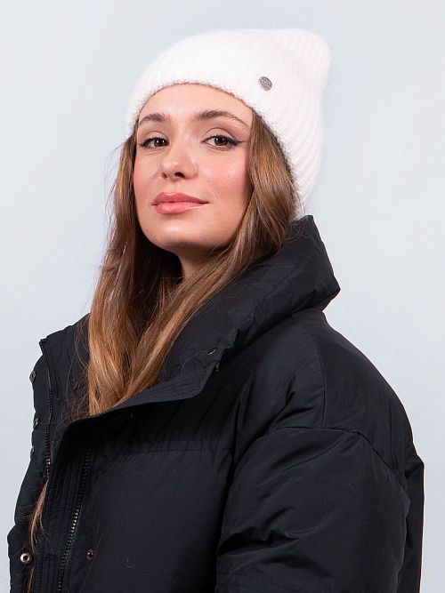 ТЕММИ Шапка женская белый ELITE LINE 