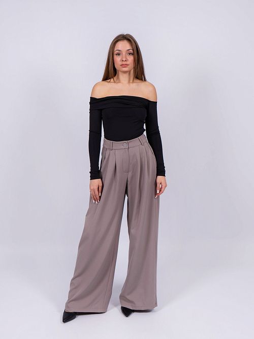 7460 Брюки женские серый GIRL 