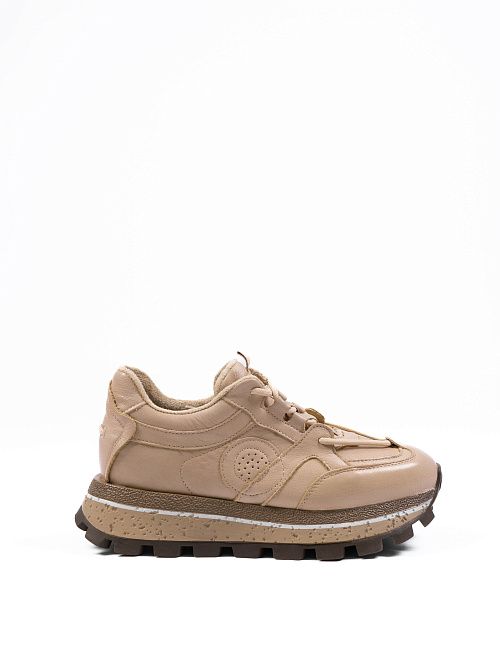 8330-RA6115-M111 Полуботинки женские натуральная кожа бежевый 365 