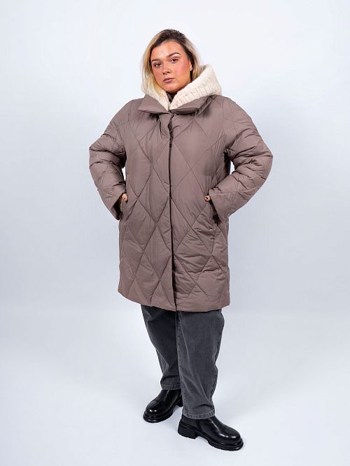 GWD4670I-G154 Куртка женская коричневый ICEbear 