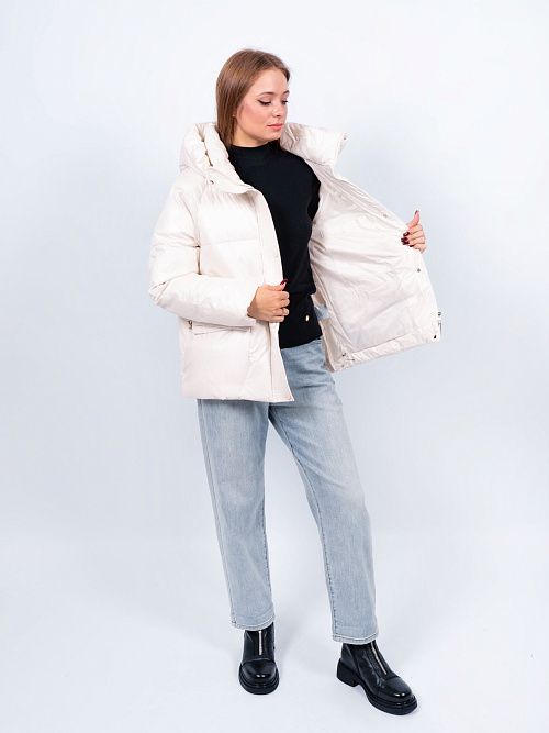 GWD4613I-G212 Куртка женская белый ICEbear 