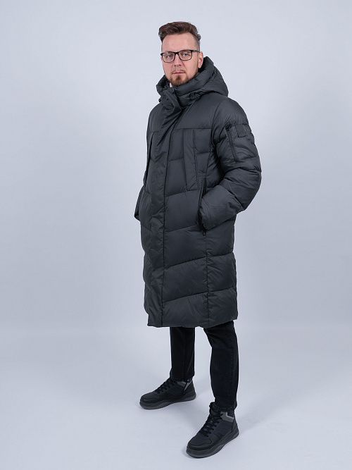 MWD3480I-657 Пальто мужское серый ICEbear 