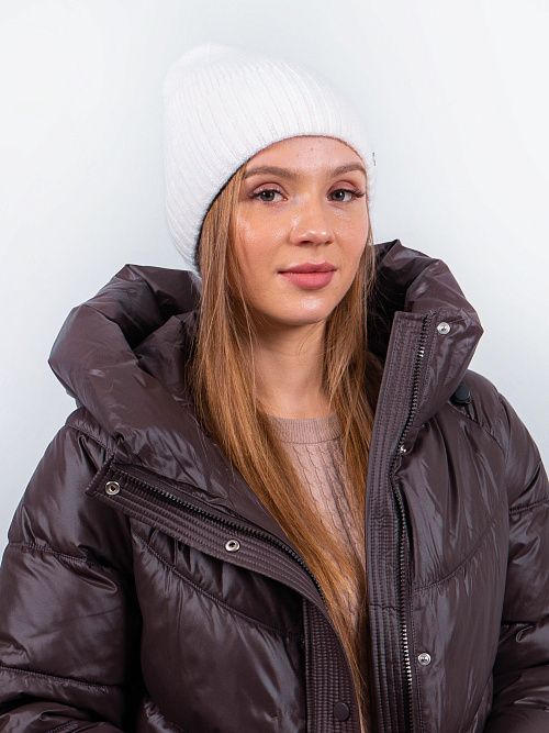 ТИНА Шапка женская белый ELITE LINE 