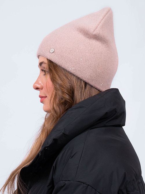 ФЛОРА Шапка женская какао ELITE LINE 