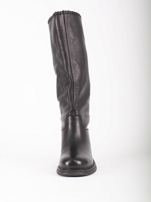 JA307Y-H1551-P8008BM Сапоги женские натуральная кожа черный 365 