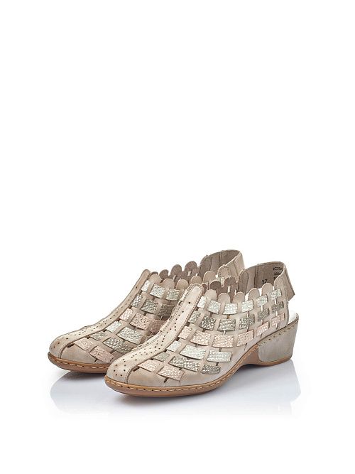47156/43 Босоножки женские бежевый Rieker 