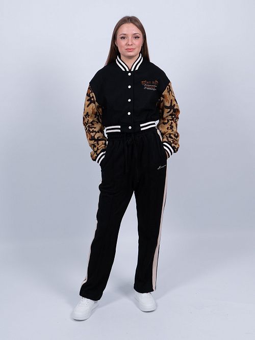 P0031/2 Бомбер женский черный 365 