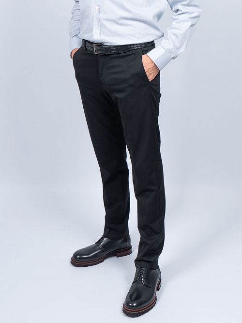 804-0158.G337.Y000.L.S0401 Брюки мужские черный LUXOR 