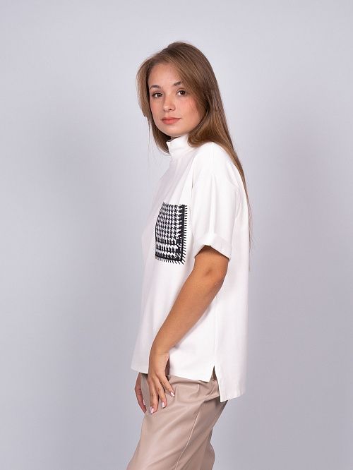 242020 Блузка женская белый MIRA MIA 