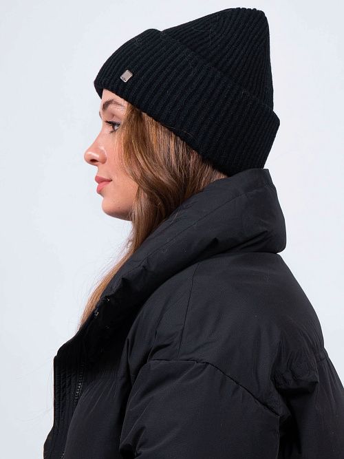 ЗЕТА Шапка женская черный MISKORKI 