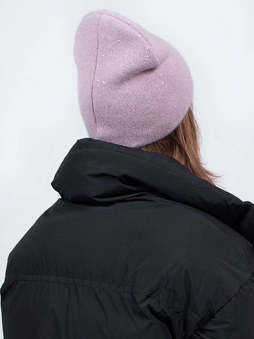 ФЛОРА Шапка женская лиловый ELITE LINE 