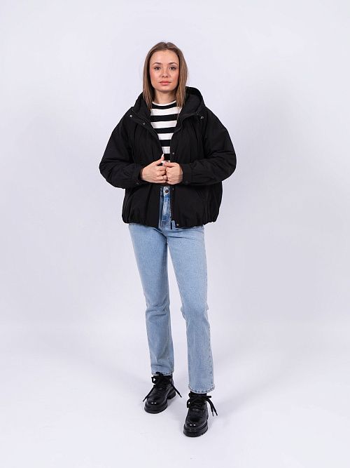 5001-901 Куртка женская черный ICEBEAR 