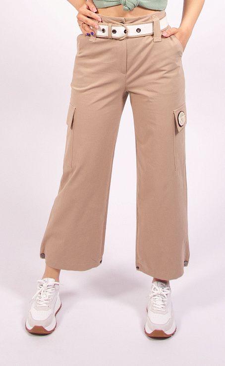 23Y9051 Брюки женские бежевый VANGELIZA 