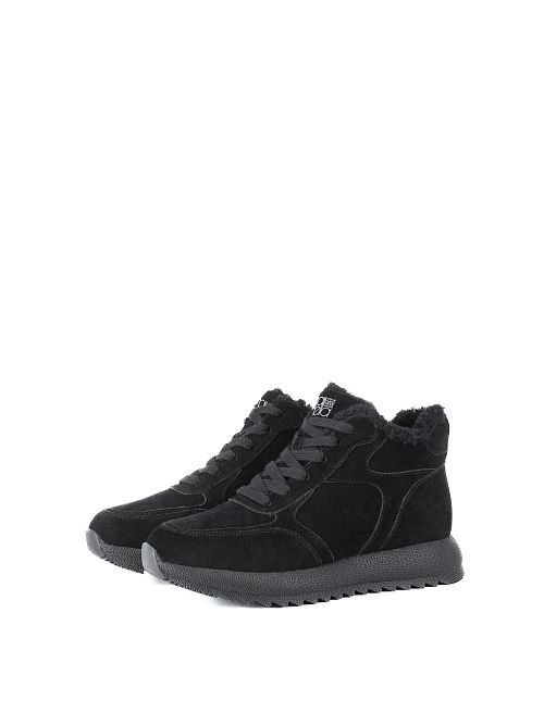 XZG-52603-2A-SW Ботинки женские натуральная кожа черный Madella 