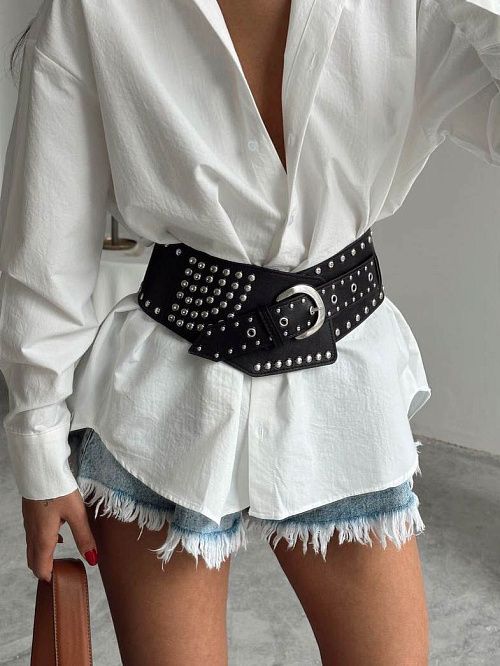 2575 Рубашка женская белый GIRL   