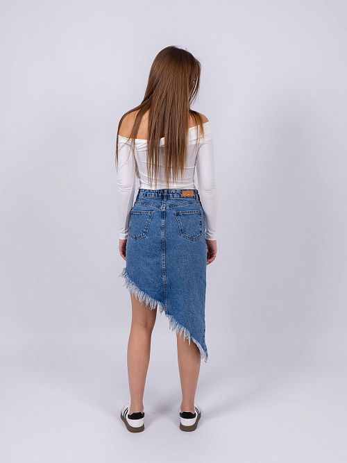 9548 Юбка джинсовая женская синий MYD 