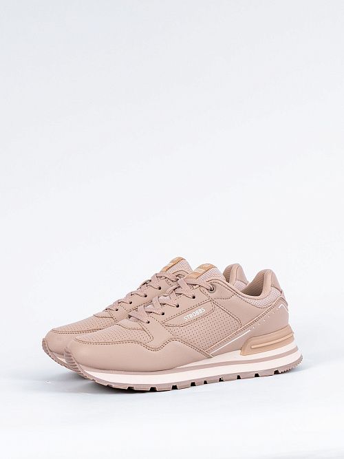 F7514-9 Кроссовки женские бежевый STROBBS 