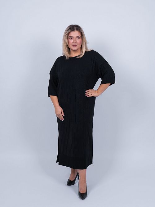 ELB-7327 Платье женское черный SERIANNO 