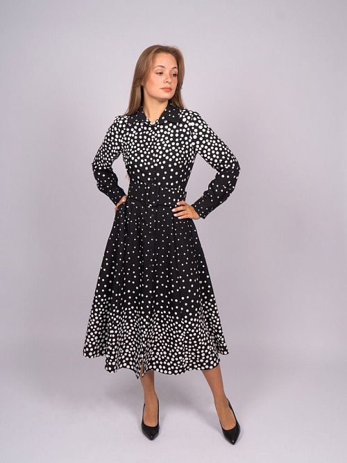 246034 Платье женское черный MIRA MIA 