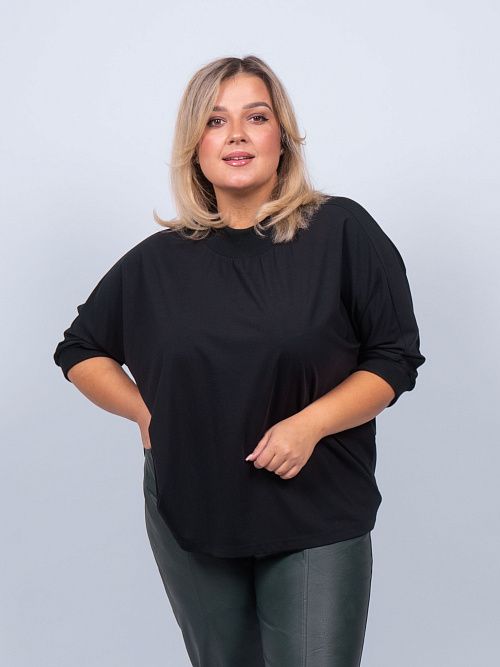 249210 Блузка женская черный MIRA MIA 