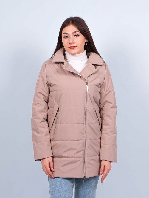 GWC4733I-G234 Куртка удлиненная женская бежевый ICEbear 