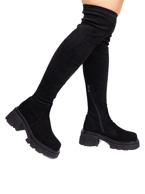 H687TBM-Q6010-1 Сапоги женские черный 365 