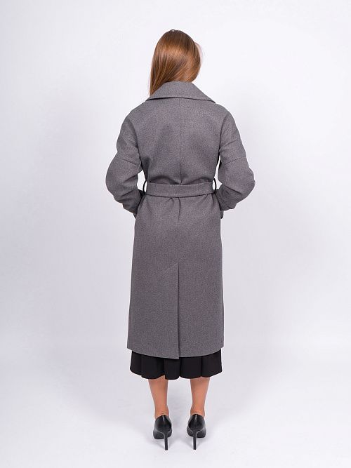 KR-227N/12-Рубчик Пальто женское антрацитовый 365 