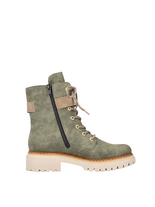 72610/55 Ботинки женские зеленый Rieker 