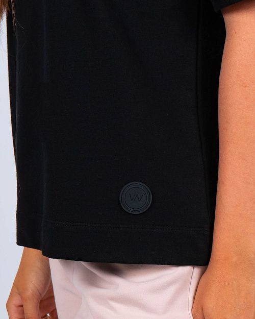 ЕВТ3203/1 Футболка женская хлопок черный VERY NEAT 