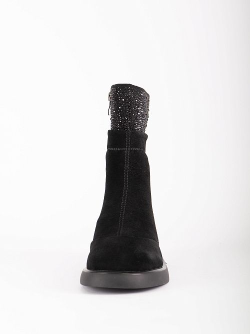 JA308-M486-K001M Ботинки женские натуральная кожа черный 365 