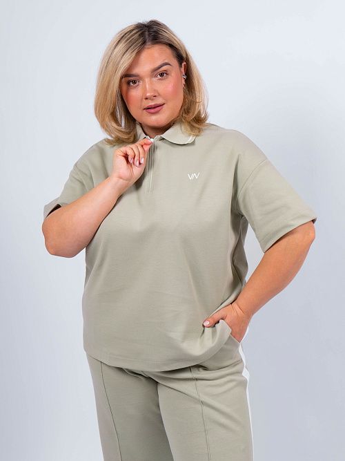 ЕВТ3209/ Футболка женская шалфей VERY NEAT 