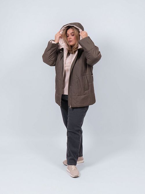 9299-1 Куртка женская зеленый Baimuni 