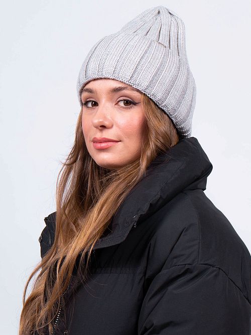 МЕНДИ Шапка женская светло-серый ELITE LINE 