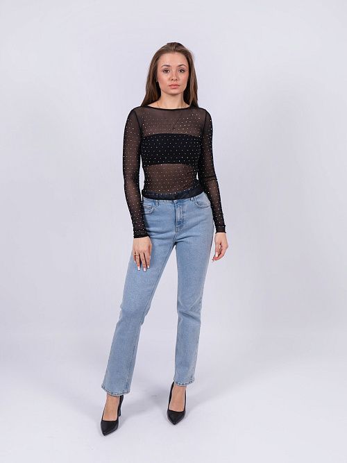 2559 Кофта женская черный GIRL 