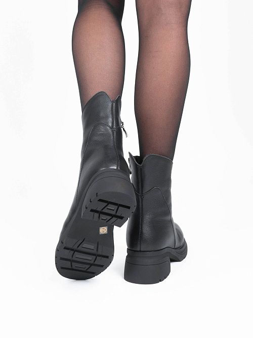 AS248-H367-17ZM Ботинки женские натуральная кожа черный 365 