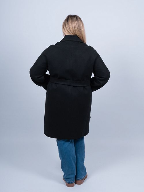 KR-293-МИЛЛ-5 Пальто женское черный 365 