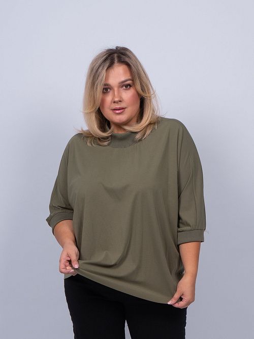 249210 Блузка женская зеленый MIRA MIA 