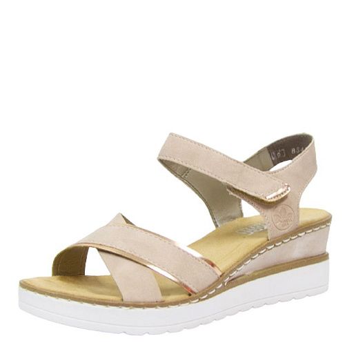 V38G9/31 Босоножки женские розовый Rieker 