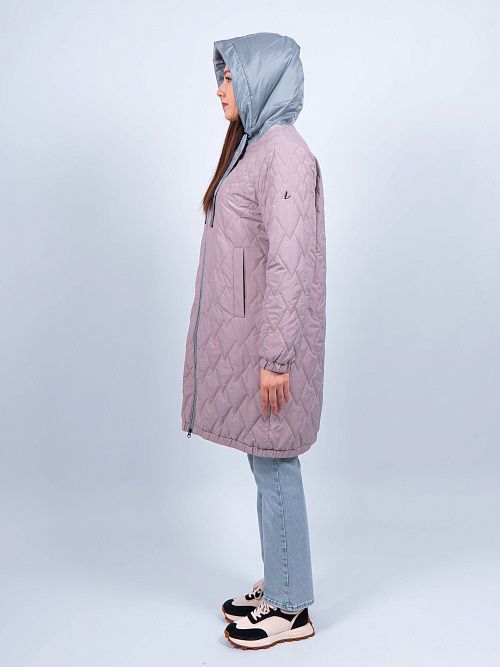 9261 Куртка женская сиреневый ILAMONER 