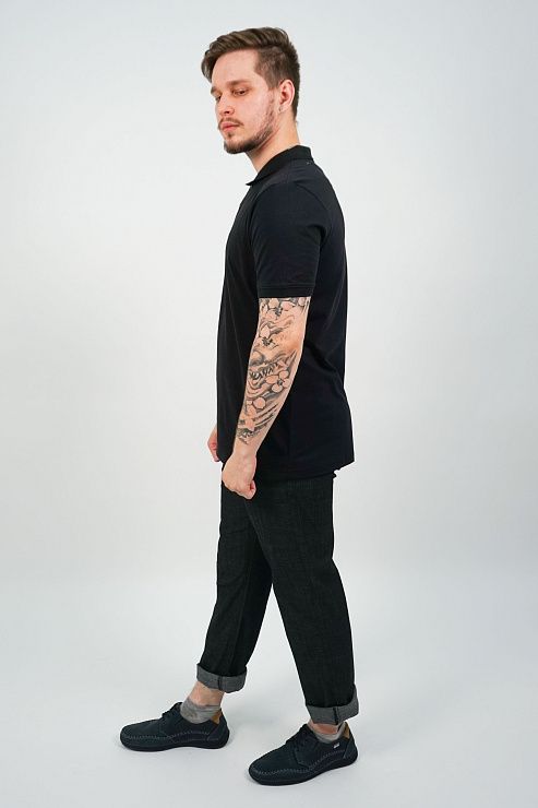 805-2062.M354.Y004.L.S0401 Брюки чинос мужские черный LUXOR 