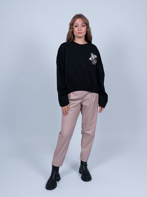 335769092N Джемпер женская черная PHARDI 