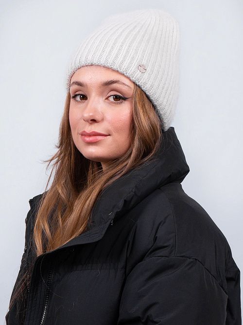 ТЕММИ Шапка женская серый жемчуг ELITE LINE 
