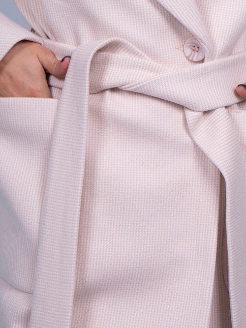 KR-293N-Мал.звезда Пальто женское светло-бежевый Sempati 