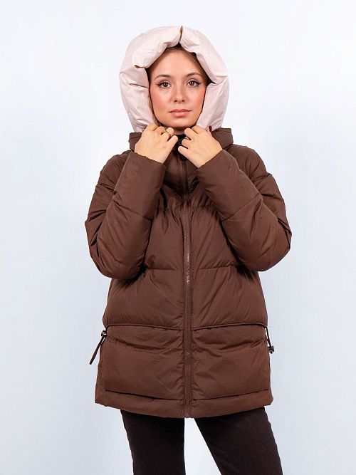 GWD4552I-G169 Куртка женская коричневый ICEbear 