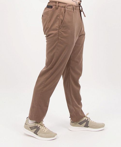 805-2166.T044.Y002.L.C0171 Брюки чинос мужские темно-бежевый LUXOR 