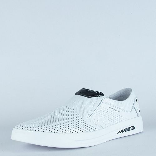 3533 white Слипоны мужские Meridian 